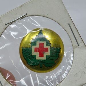 Antique Red Cross pin